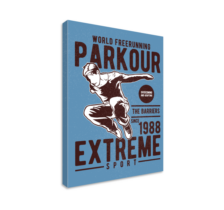 Extreme testss vintage parkour - TenStickers