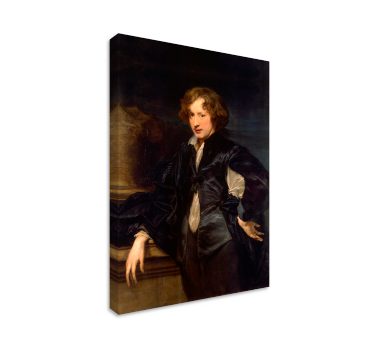 Van Dyck's zelfportret canvas schilderij - TenStickers
