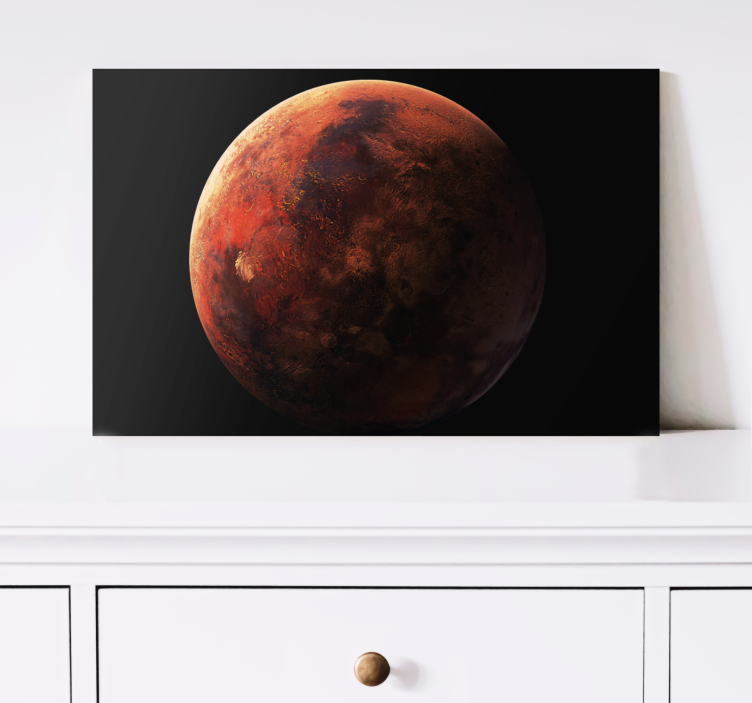 3D canvas schilderij Rode mars - TenStickers