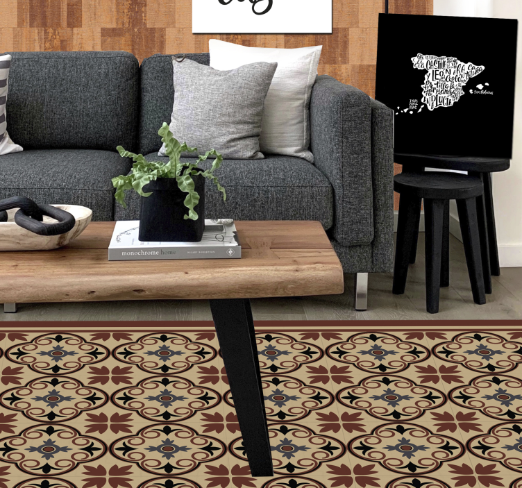 Wereldkaart canvas schilderij creatieve kaart typografie - TenStickers