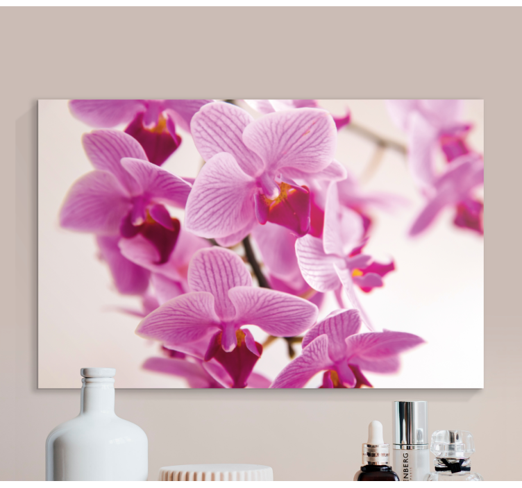 Canvas schilderij bloemen en planten orchideeën bloesems - TenStickers