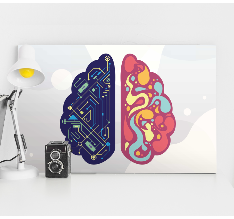 Canvas stilleven en fruit dual brain ontwerp - TenStickers