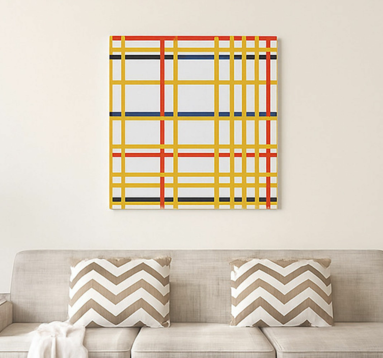 New york city canvas schilderij sporten - TenStickers