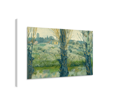 Uitzicht op arles van gogh Canvas schilderij kunst - TenStickers