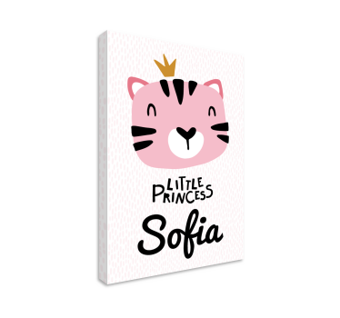 Canvas schilderij baby's kleine prinses sofia - TenStickers