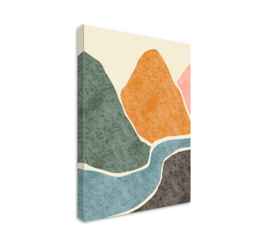Canvas schilderij woonkamer moderne kunst abstract - TenStickers
