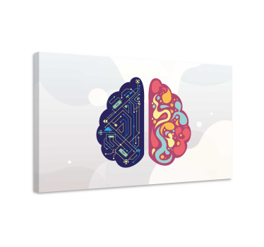 Canvas stilleven en fruit dual brain ontwerp - TenStickers