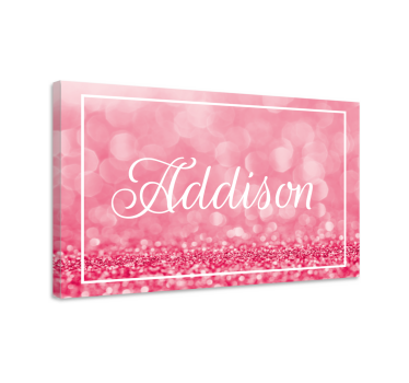 Glanzende roze gradientvloeistof canvas - TenStickers