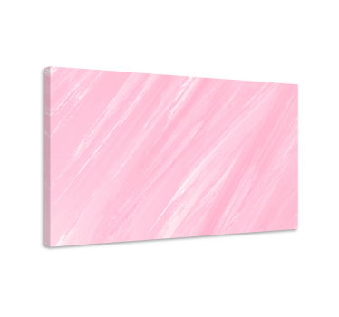 Canvas schilderij kunst Roze verf in kawaii-stijl - TenStickers