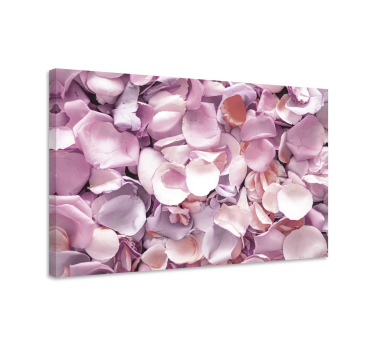 Canvas schilderij bloemen en planten rozenblaadjes collectie - TenStickers