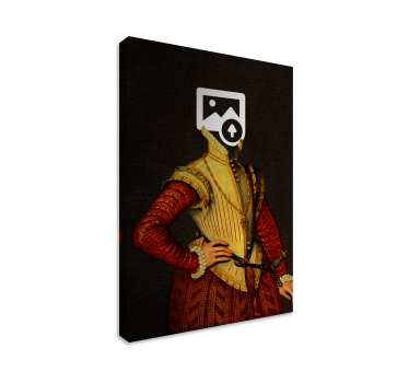 Schilderij aristocratische hond - TenStickers