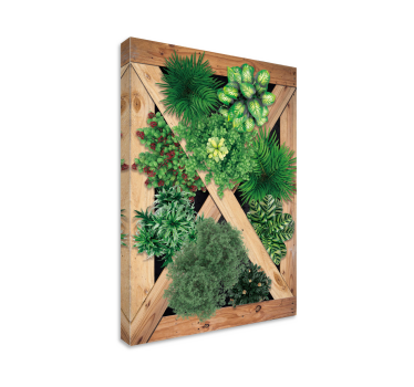 Rustieke tuin canvas - TenStickers