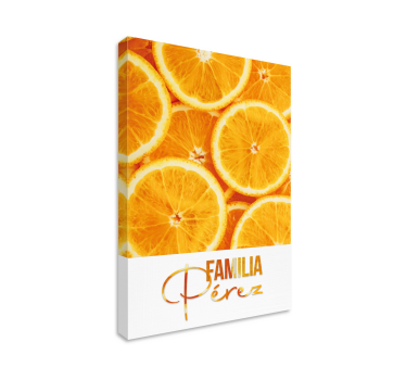 Sinaasappelen Canvas stilleven en fruit - TenStickers