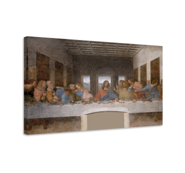 De Laatste Avondmaal canvas schilderij - TenStickers