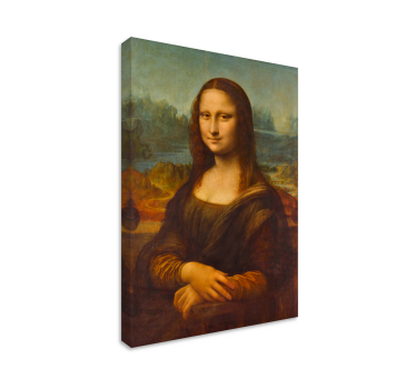 De Mona Lisa Canvas schilderij - TenStickers