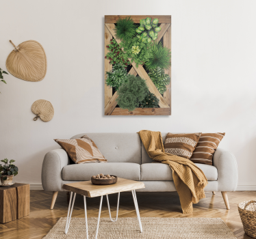 Rustieke tuin canvas - TenStickers