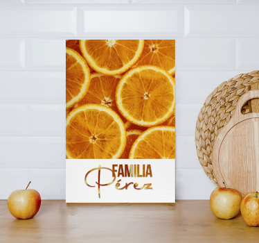 Sinaasappelen Canvas stilleven en fruit - TenStickers
