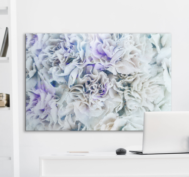 Bevroren bloemen Canvas bloem en plant - TenStickers