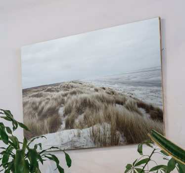 Canvas landschap kustduin uitzicht - TenStickers
