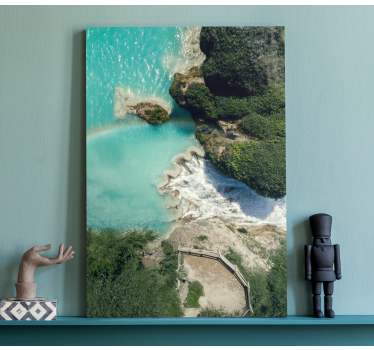 Canvas landschap kustsereniteit - TenStickers