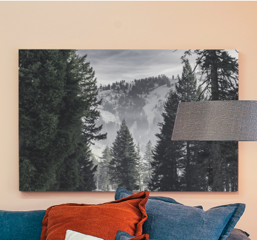 Canvas landschap majestueus berglandschap - TenStickers