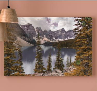 Canvas landschap majestueus bergmeer - TenStickers