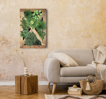 Rustieke tuin canvas - TenStickers