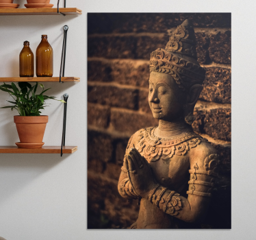 Canvas schilderij Boeddha figuur - TenStickers