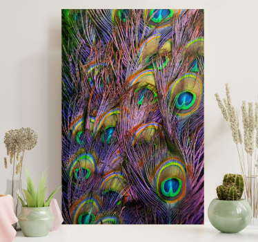Canvas schilderij vogels Pauwenveer - TenStickers
