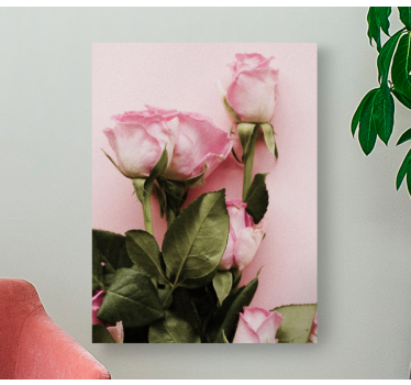 Canvas schilderij bloemen en planten rozenarrangement - TenStickers