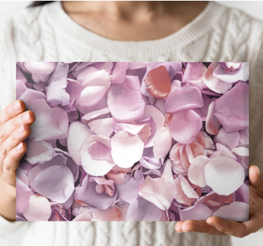Canvas schilderij bloemen en planten rozenblaadjes collectie - TenStickers