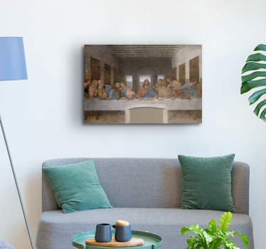 De Laatste Avondmaal canvas schilderij - TenStickers