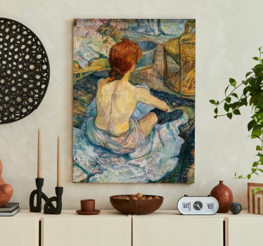 La Toilette canvas schilderij - TenStickers