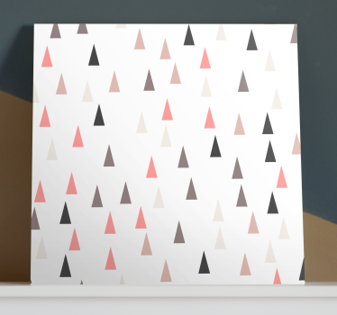 Scandinavische driehoek canvas schilderen - TenStickers