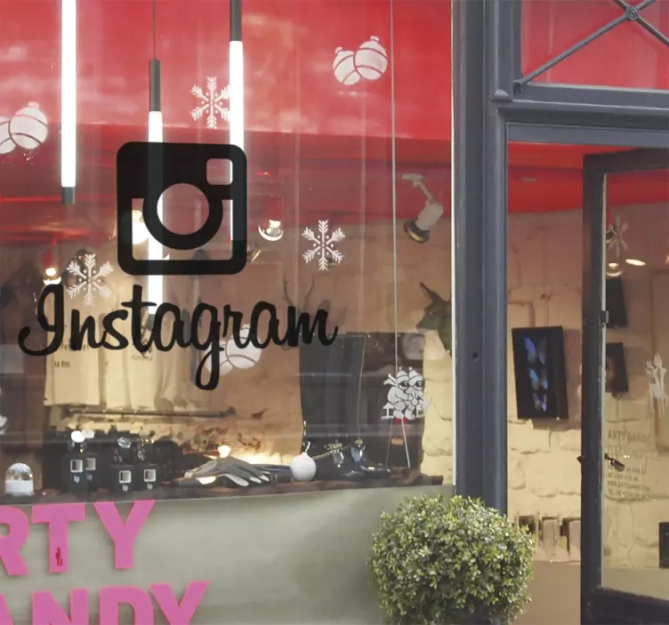 Sticker logo Instagram - TenStickers