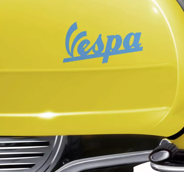 Tekst sticker Vespa logo - TenStickers