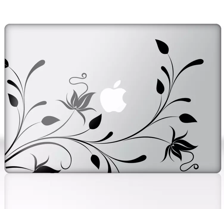 Laptopsticker Plant Ornament - TenStickers