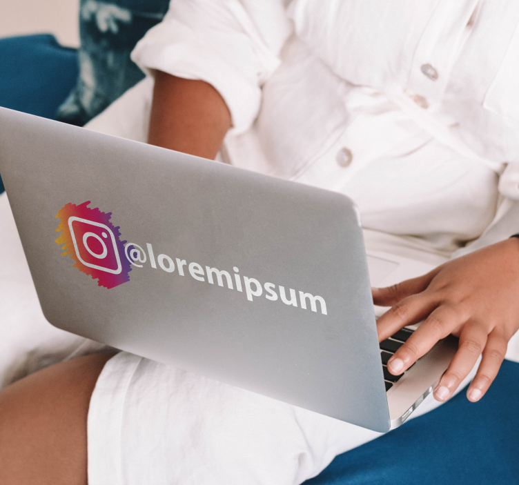 Aanwijzingen stickers Instagram sociale media-logo - TenStickers