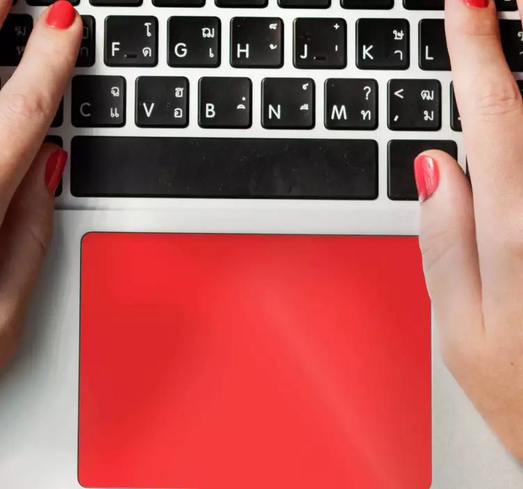 Laptop sticker kleuren touchpad - TenStickers