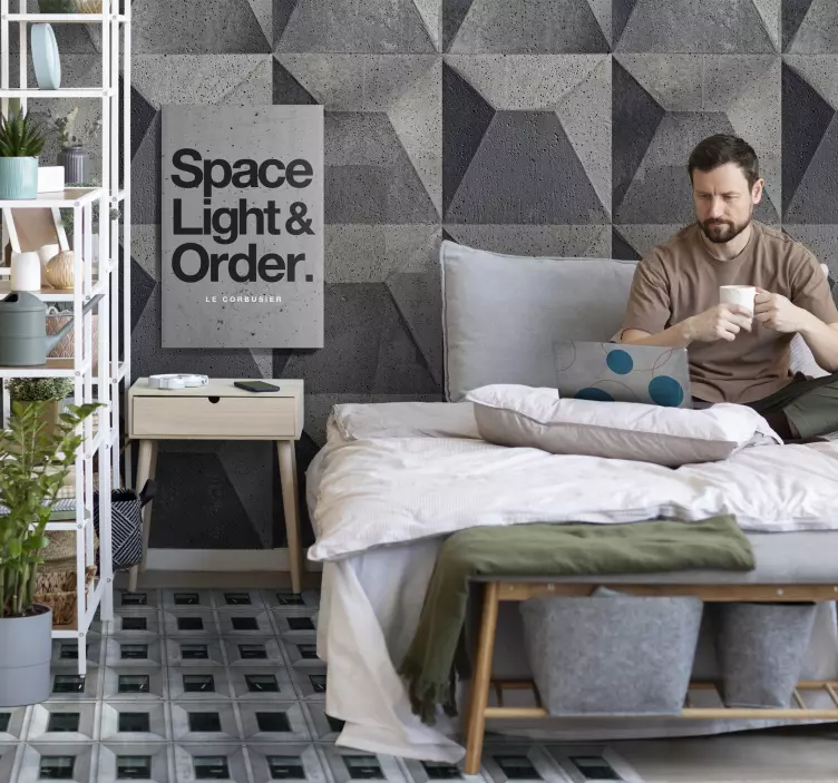 Laptopsticker brutalisme design - TenStickers