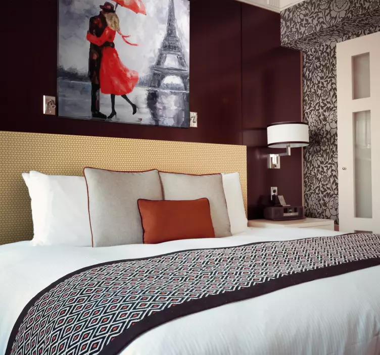 Meubelstickers riet textuur - TenStickers