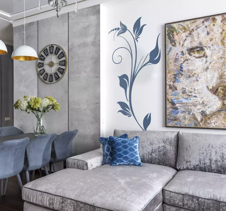 Sticker Decoratie Bloemen - TenStickers