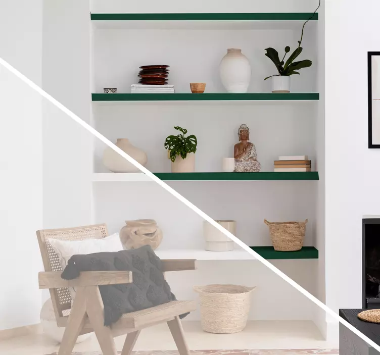 Sticker muurplanken Lack - TenStickers