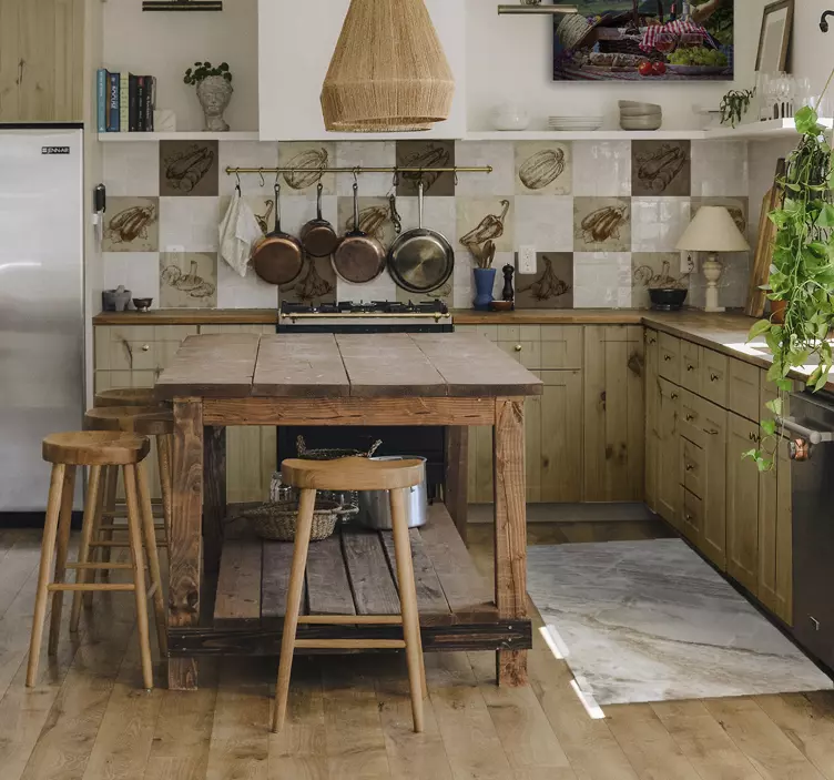 Muursticker illustratie eten - TenStickers