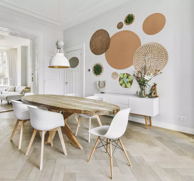 Muursticker rustiek tuin en bos - TenStickers