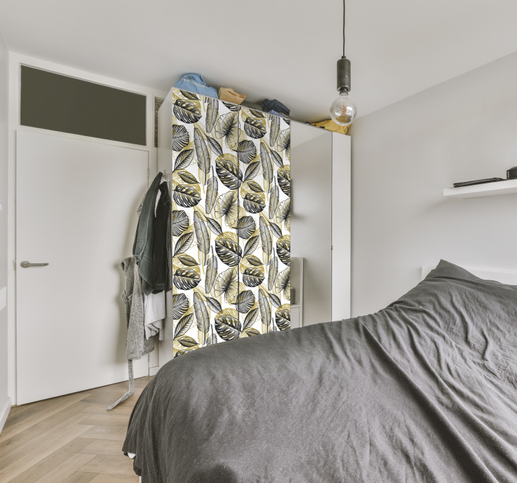 Elegante tropische planten Meubelsticker - TenStickers