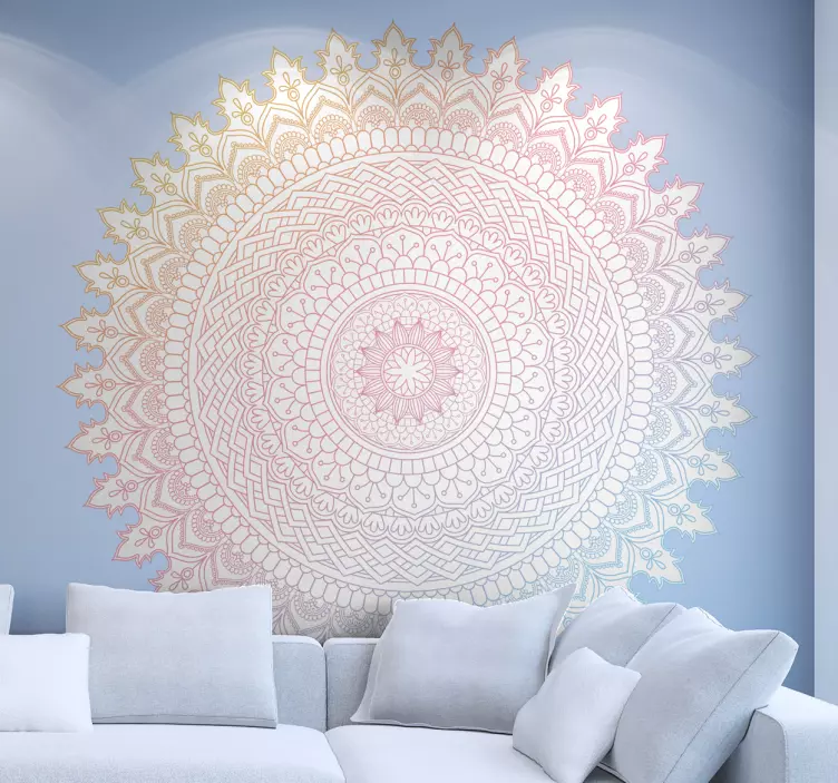 Muursticker mandala indiase boho - TenStickers