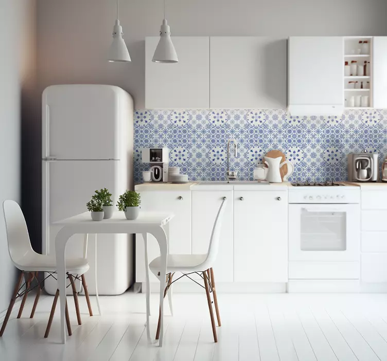 Tegelstickers Delft blauw tegeltjes - TenStickers