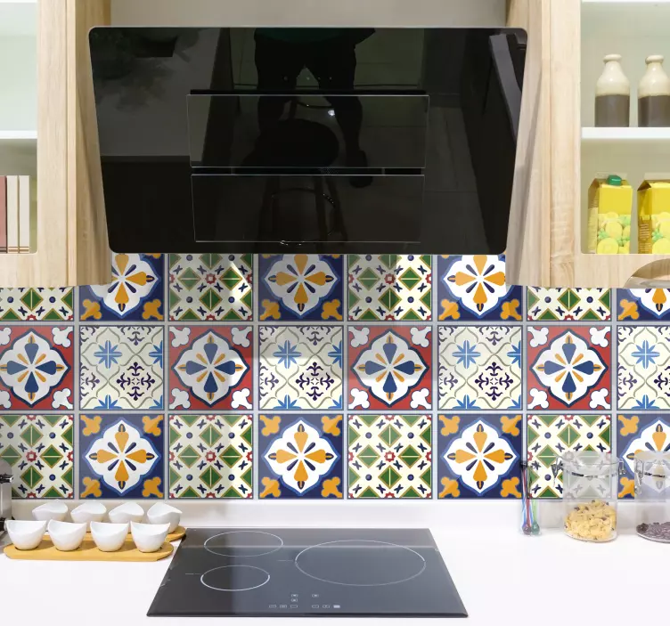 Typische Portugese Tegelstickers - TenStickers