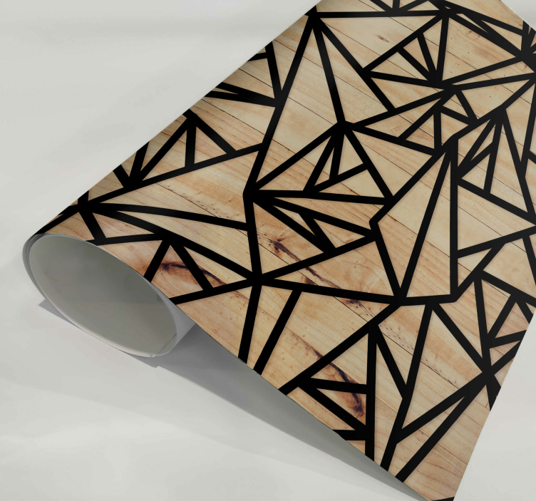 Driehoekig patroon meubel sticker - TenStickers